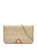Christian Dior Pre Owned 20Th Century Honeycomb Coated Canvas Chain Shoulder Bag — Same as shown — Size One Size — Front View