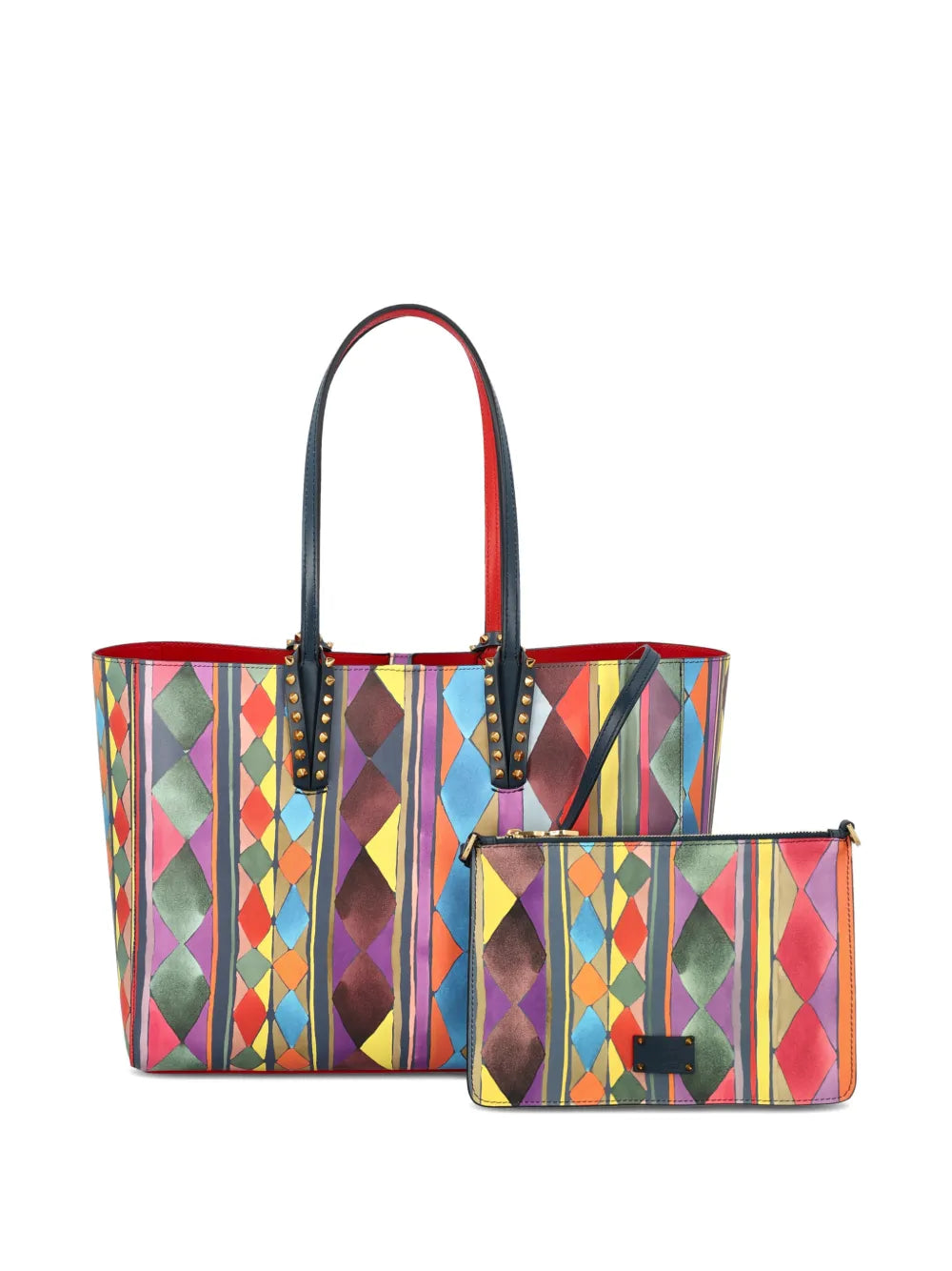 Christian Louboutin Geometric Design Shoulder Bag — Same as shown — Size One Size — Side View