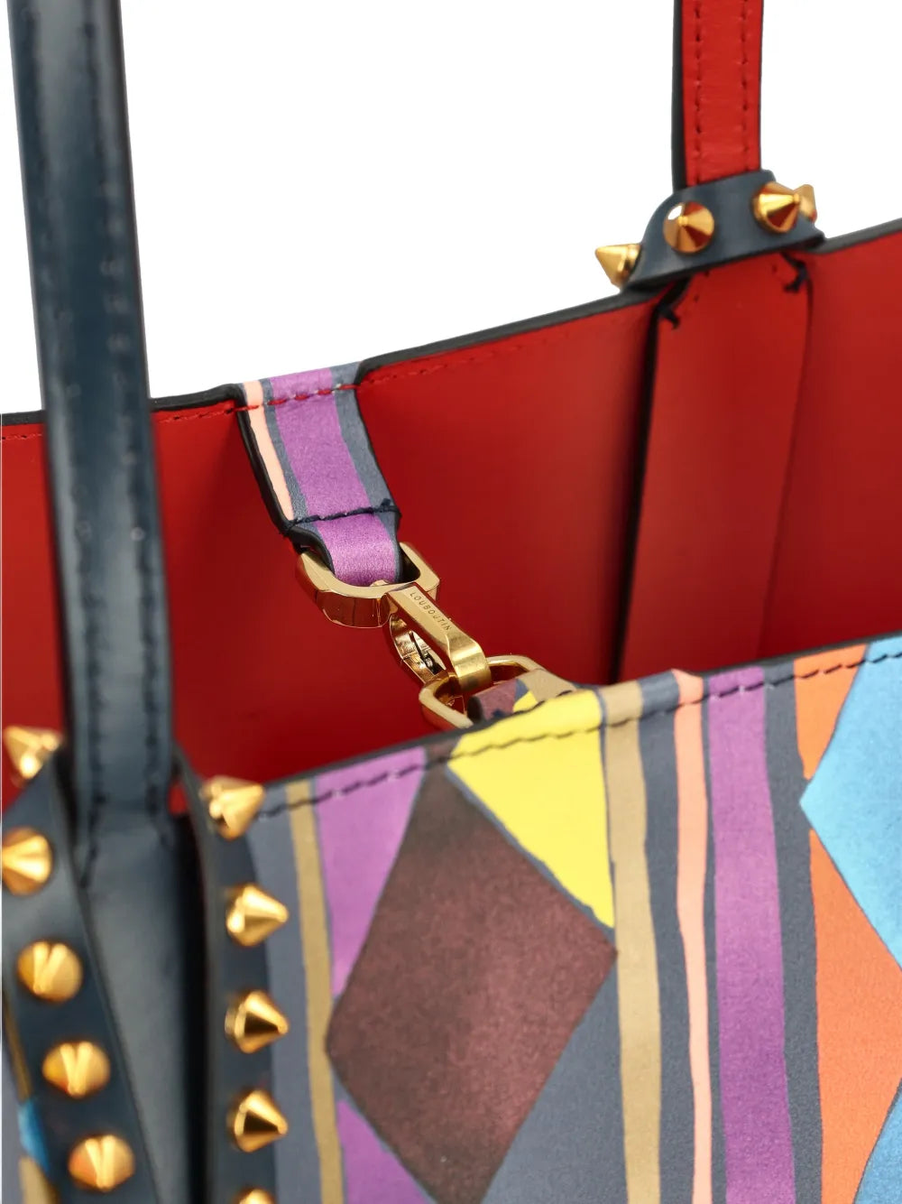 Christian Louboutin Geometric Design Shoulder Bag — Same as shown — Size One Size — Top View