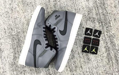 Air Jordan 1 Retro High "Rare Air" (Cool Grey) — UK 3 | EU 35.5 | US 3.5 — Top View