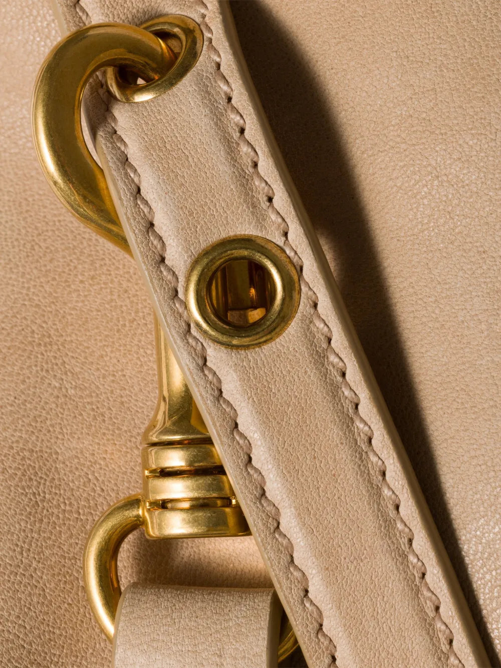 Miu Miu Leather Shoulder Bag — Same as shown — Size One Size — Detail View