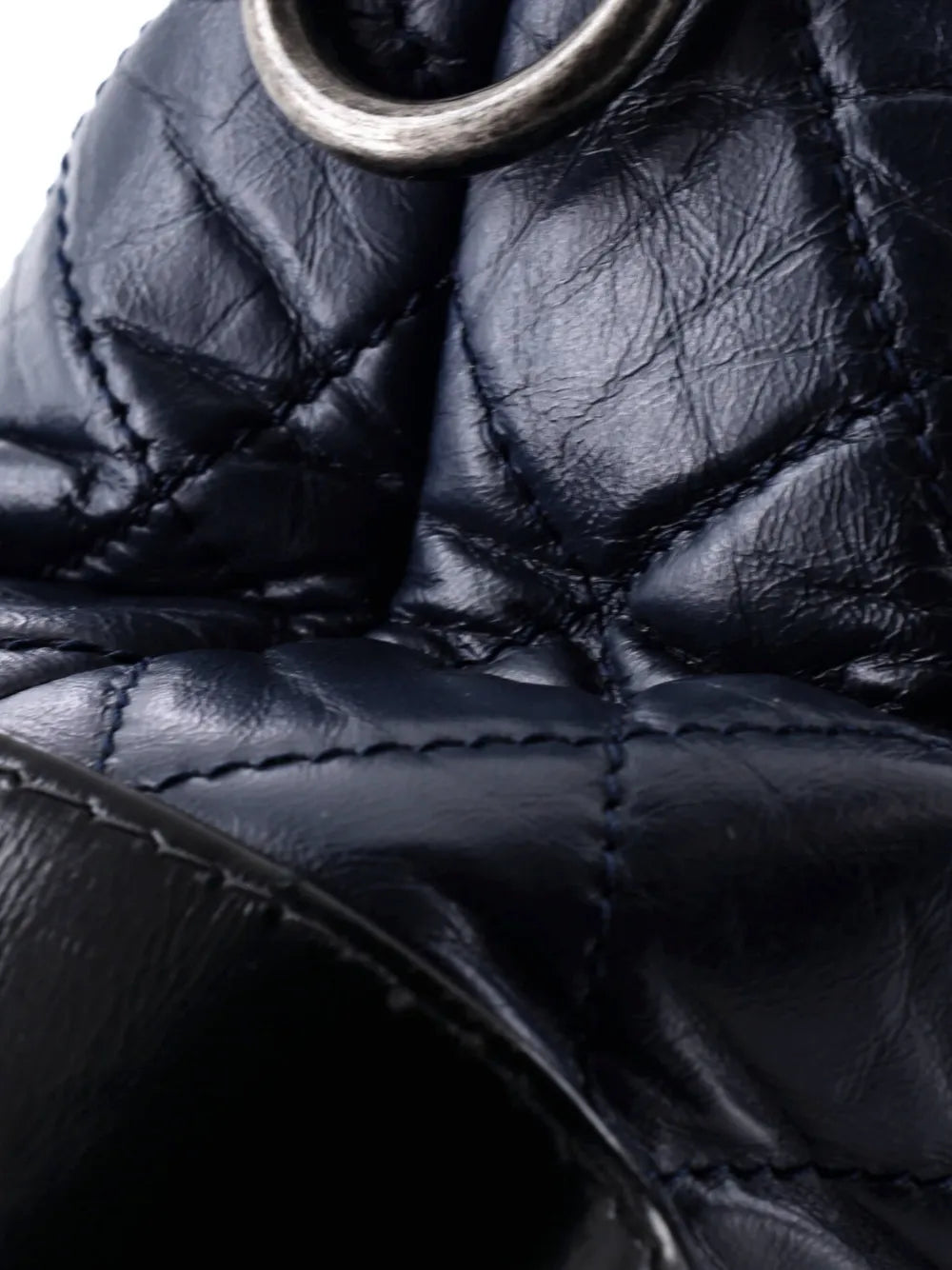 Chanel Pre Owned Gabrielle Quilted Aged Calfskin Medium Hobo Bag — Same as shown — Size One Size — Detail View