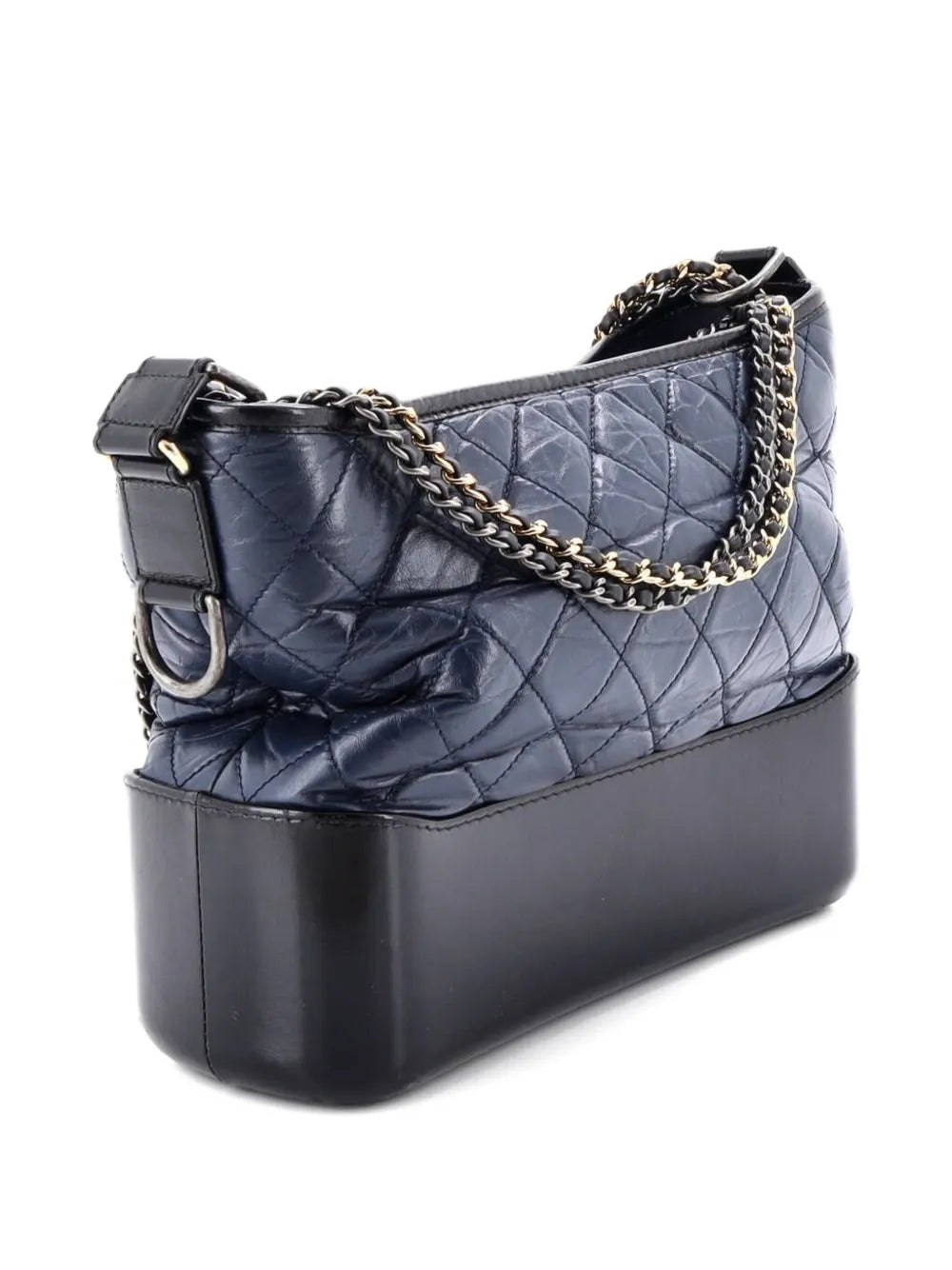 Chanel Pre Owned Gabrielle Quilted Aged Calfskin Medium Hobo Bag — Same as shown — Size One Size — Top View