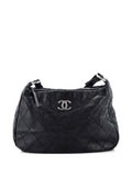 Chanel Pre Owned On The Road Quilted Leather Hobo Bag — Same as shown — Size One Size — Front View