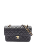 Chanel Pre Owned 2021 2025 Small Classic Caviar Double Flap Shoulder Bag — Same as shown — Size One Size — Front View