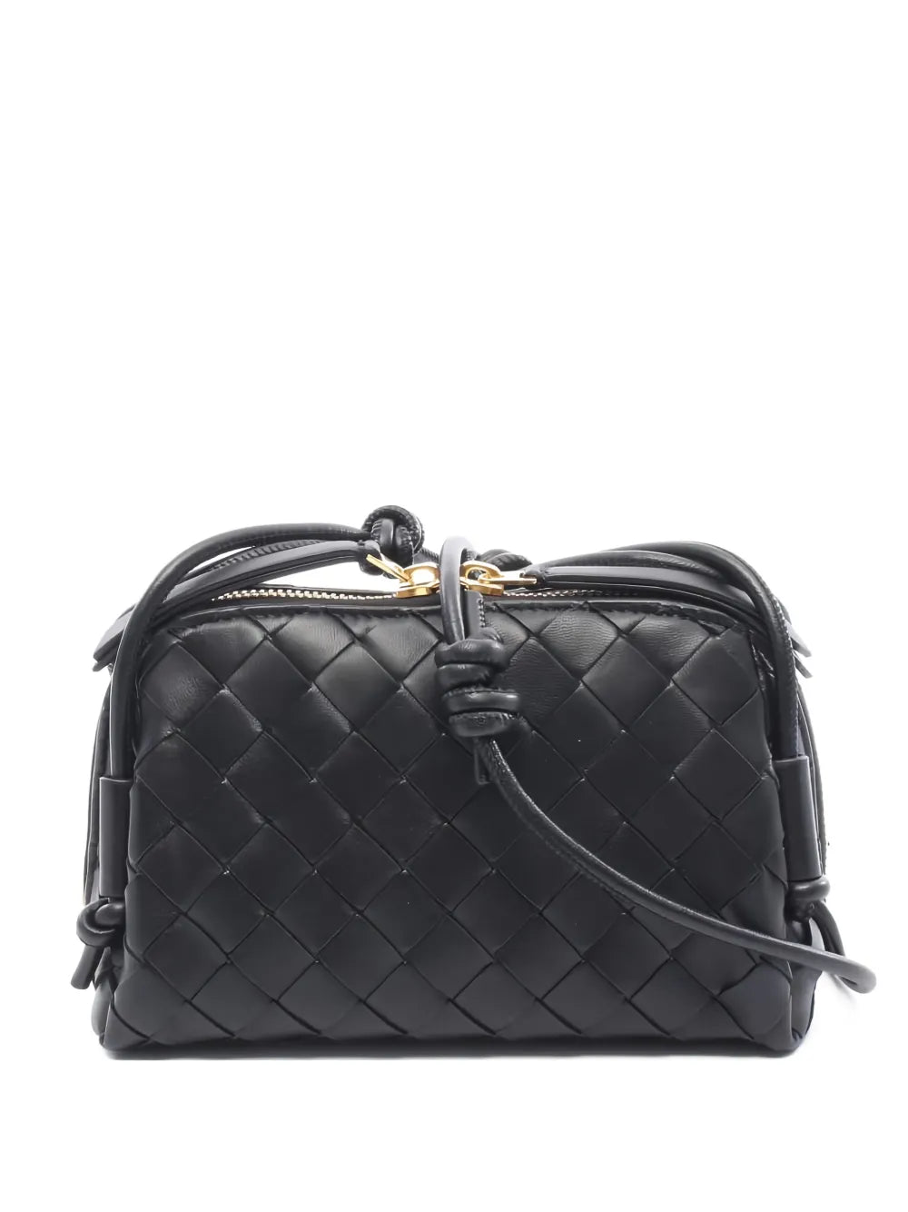 Bottega Veneta Pre Owned 2020S Intrecciato Leather Shoulder Bag — Same as shown — Size One Size — Front View