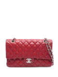 Chanel Pre Owned 2012 Double Flap Leather Shoulder Bag — Same as shown — Size One Size — Front View