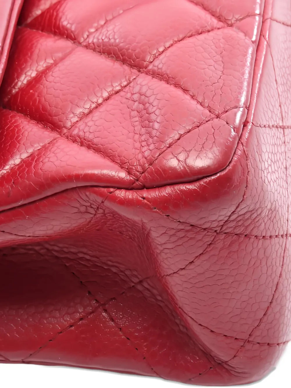 Chanel Pre Owned 2012 Double Flap Leather Shoulder Bag — Same as shown — Size One Size — Detail View