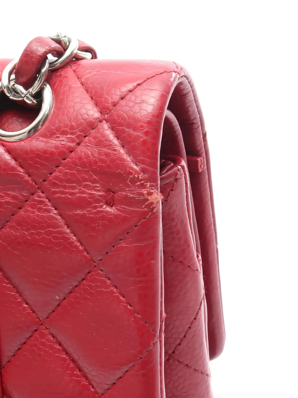 Chanel Pre Owned 2012 Double Flap Leather Shoulder Bag — Same as shown — Size One Size — Top View