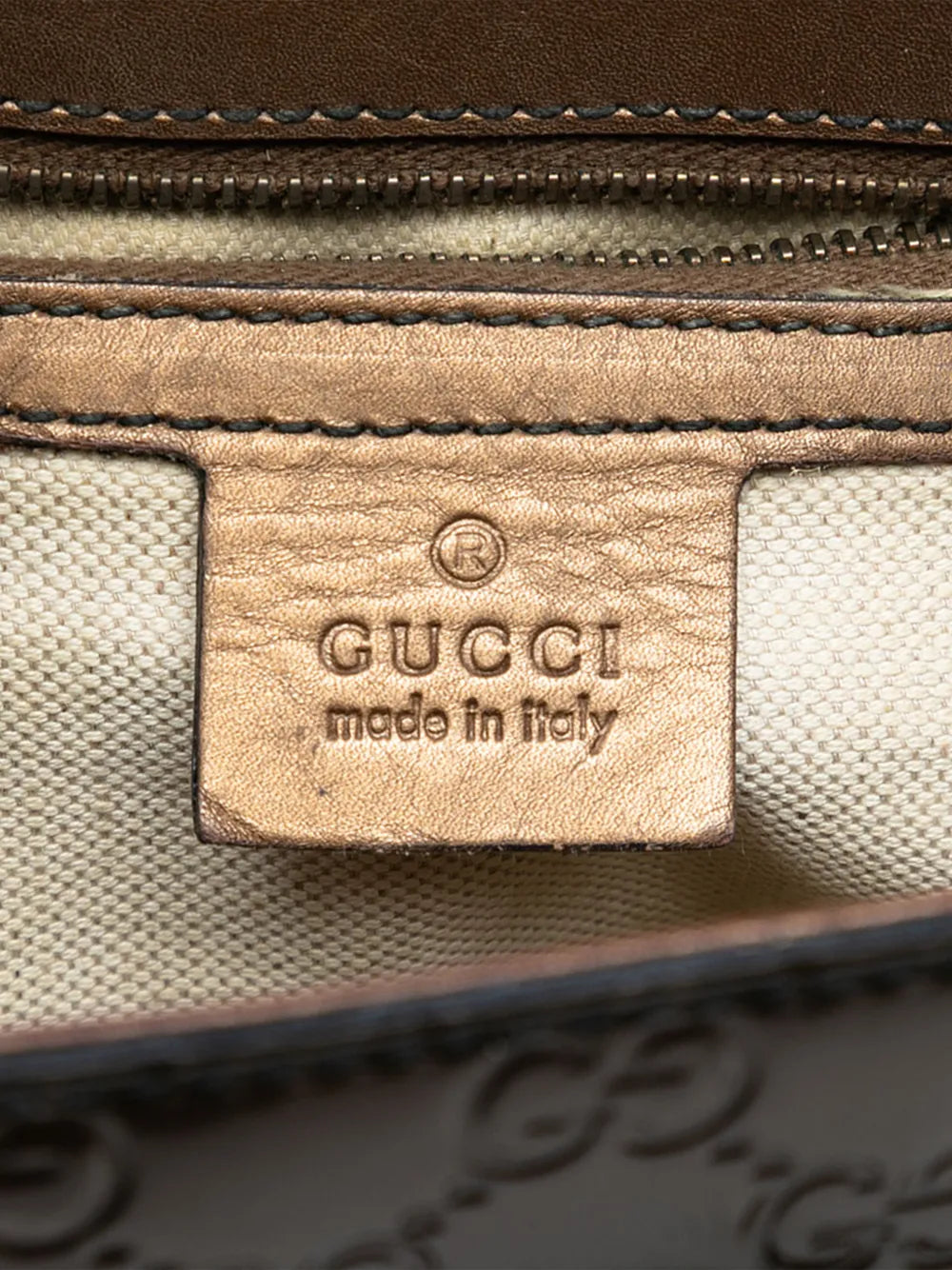 Gucci Pre Owned 2016 2025 Large Guccissima Emily Shoulder Bag — Same as shown — Size One Size — Lifestyle View