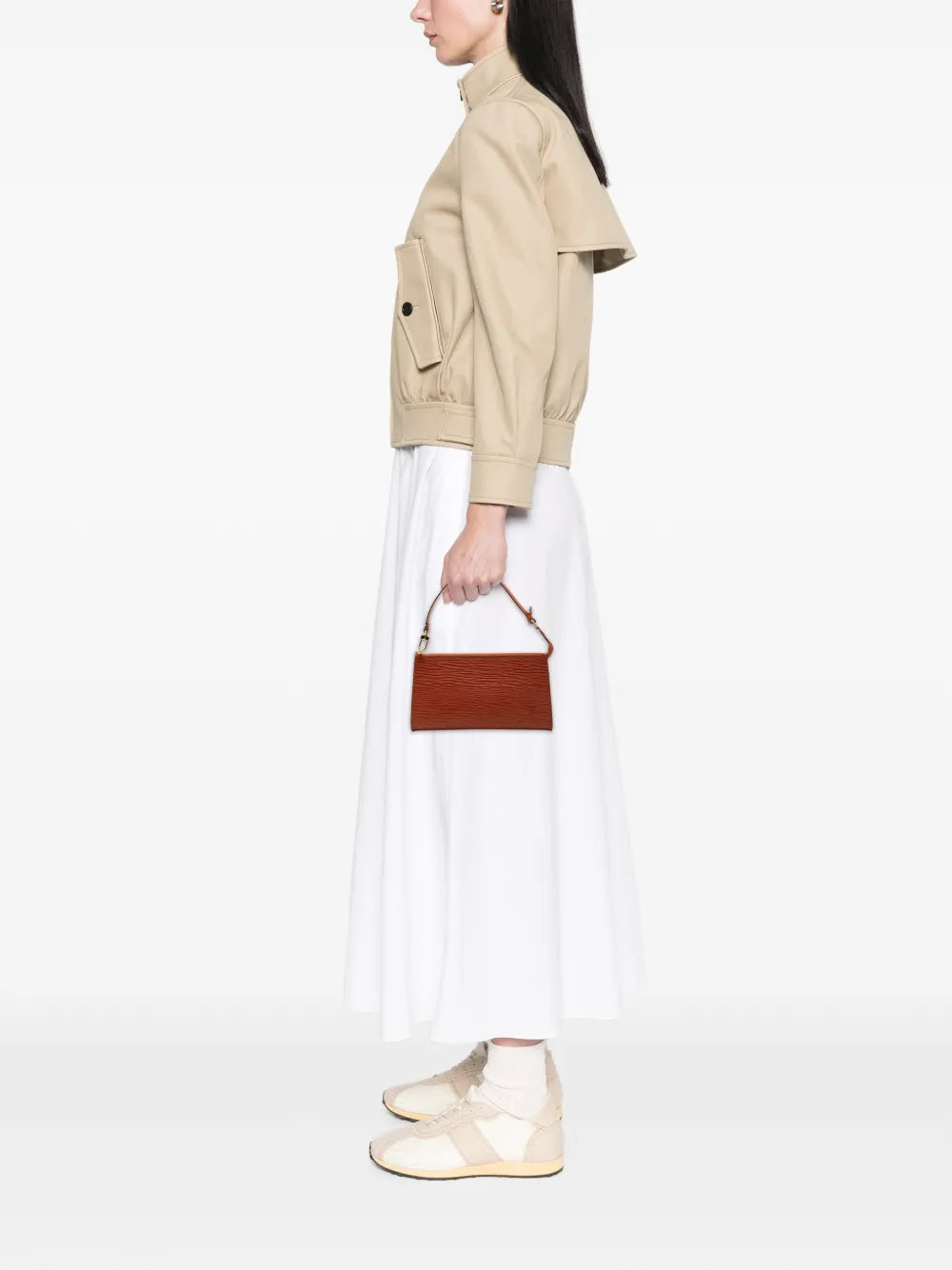 Louis Vuitton Pre Owned 1995 Epi Pochette Accessoires Shoulder Bag — Same as shown — Size One Size — Side View