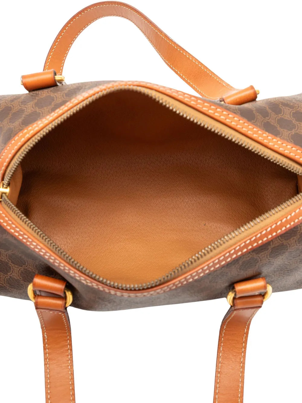 Celine Pre Owned 1994 Macadam Coated Canvas Shoulder Bag — Same as shown — Size One Size — Detail View