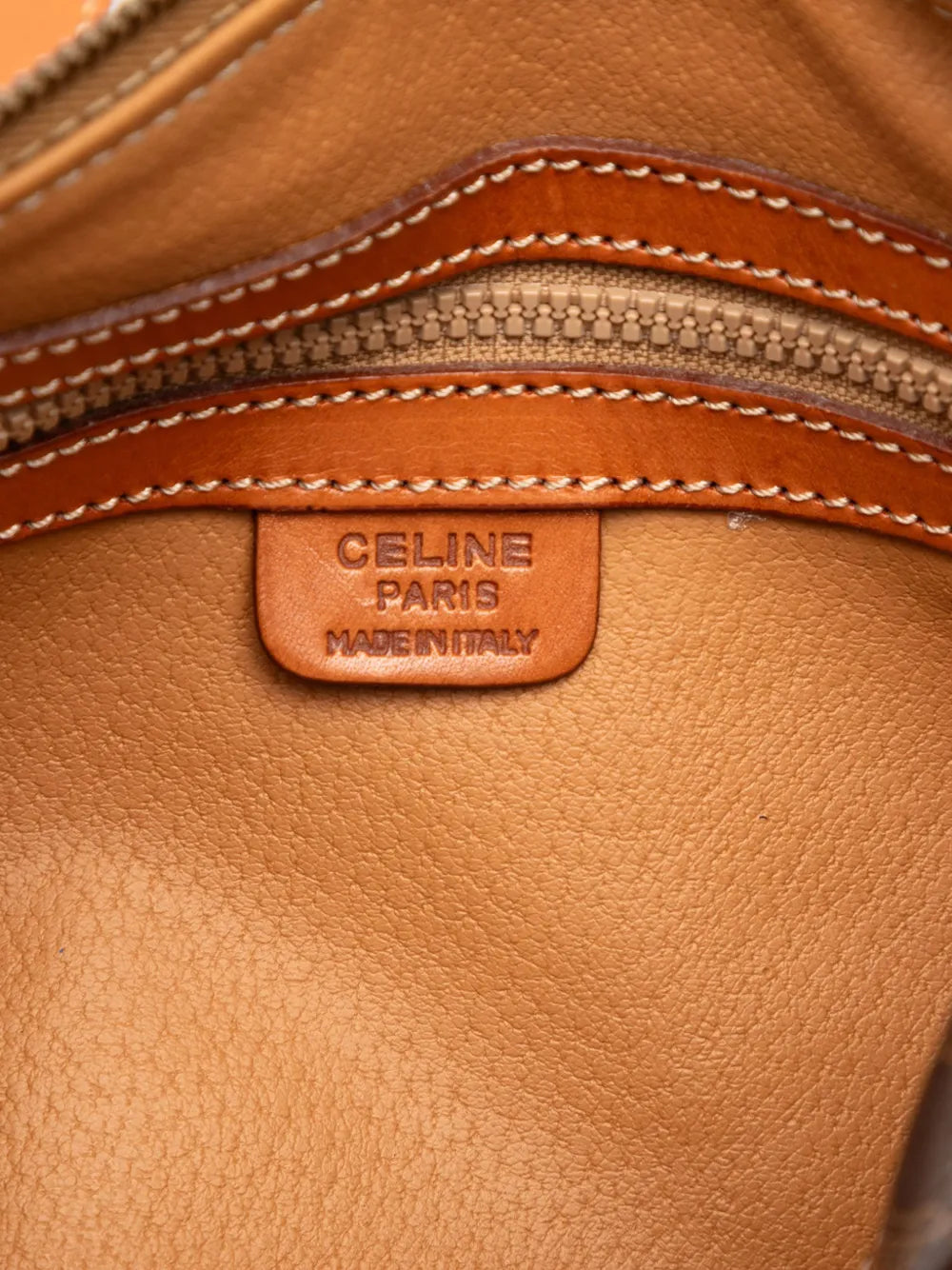 Celine Pre Owned 1994 Macadam Coated Canvas Shoulder Bag — Same as shown — Size One Size — Lifestyle View