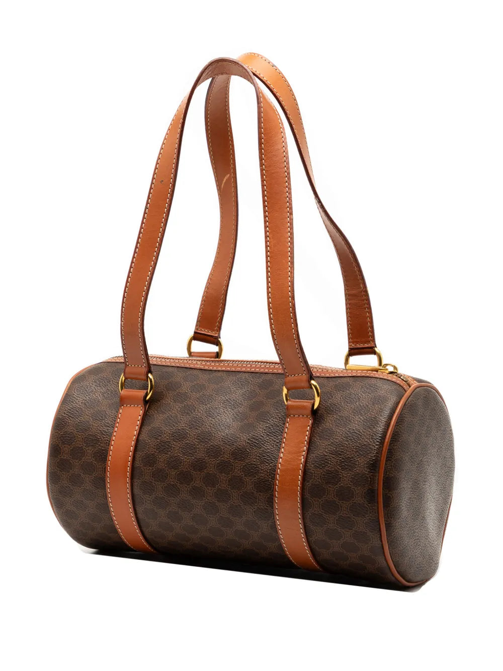 Celine Pre Owned 1994 Macadam Coated Canvas Shoulder Bag — Same as shown — Size One Size — Back View