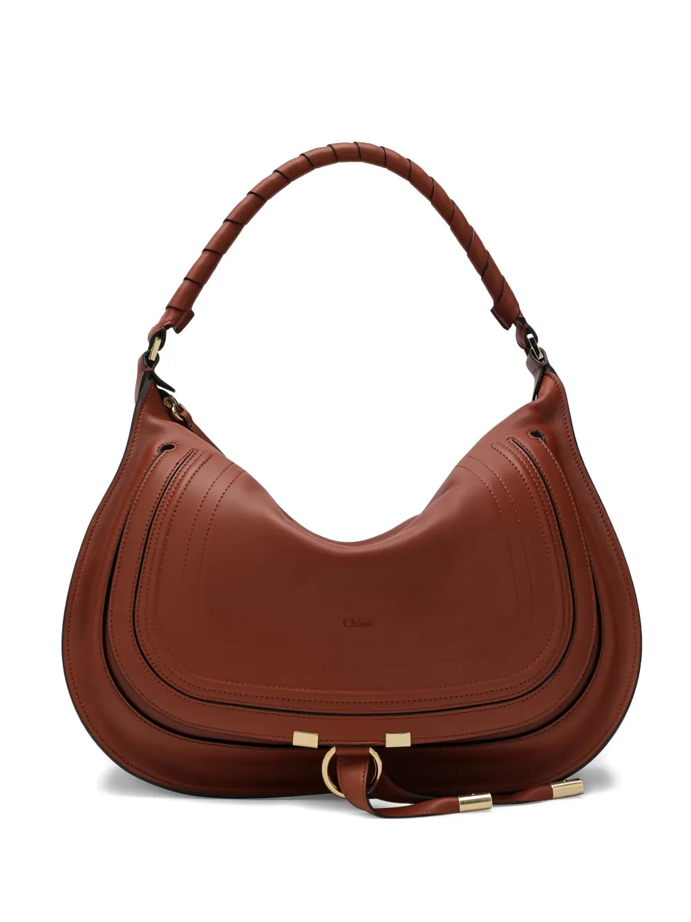 Chloe Marcie Twisted Strap Shoulder Bag — Same as shown — Size One Size — Front View