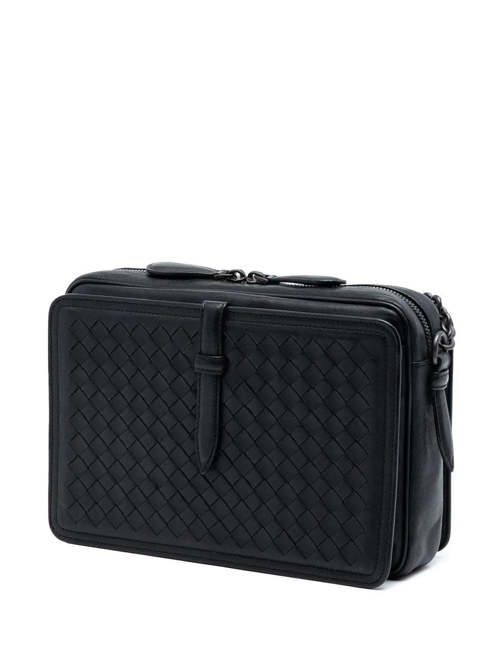 Bottega Veneta Pre Owned 2012 2025 Nappa Intrecciato Belt Flap Camera Bag Shoulder Bag — Same as shown — Size One Size — Back View