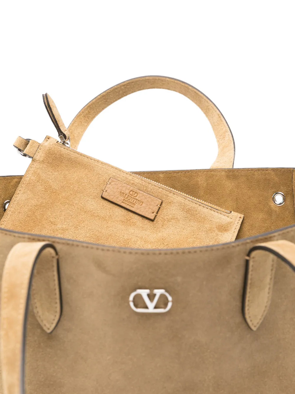 Valentino Garavani Nellcote Eyelet Studded Shoulder Bag — Same as shown — Size One Size — Detail View
