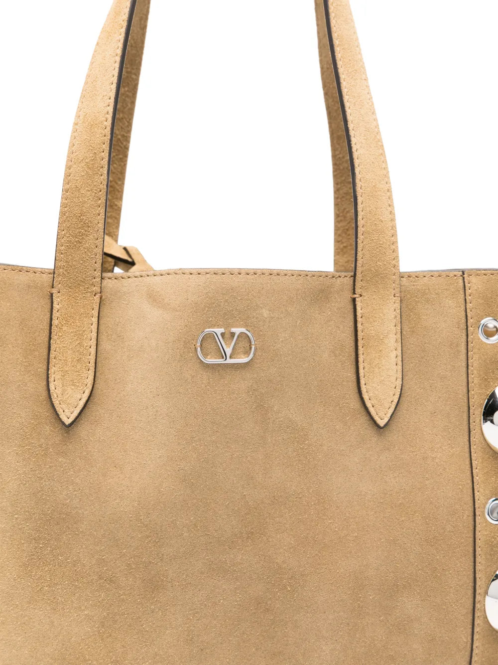 Valentino Garavani Nellcote Eyelet Studded Shoulder Bag — Same as shown — Size One Size — Top View