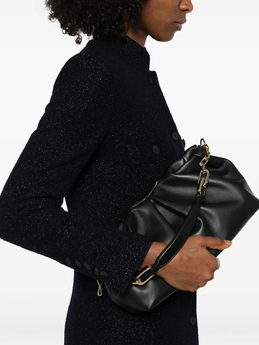 Christian Louboutin Eva Chain Strap Shoulder Bag — Same as shown — Size One Size — Side View