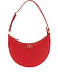Valentino Garavani Mini Vlogo Leather Shoulder Bag — Same as shown — Size One Size — Front View