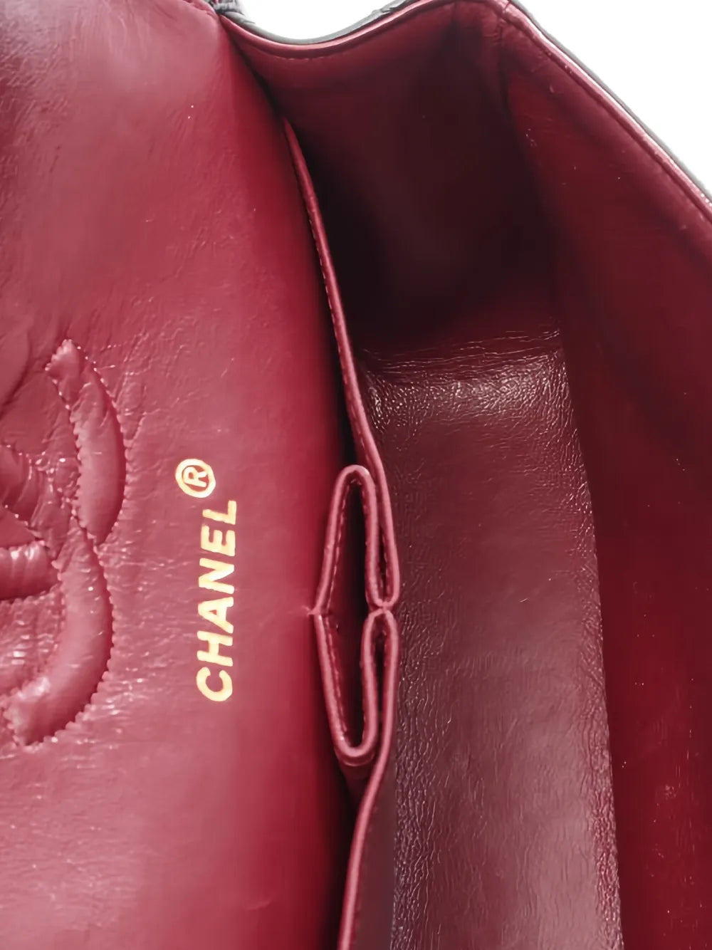 Chanel Pre Owned 1994 1996 Double Flap Shoulder Bag — Same as shown — Size One Size — Back View