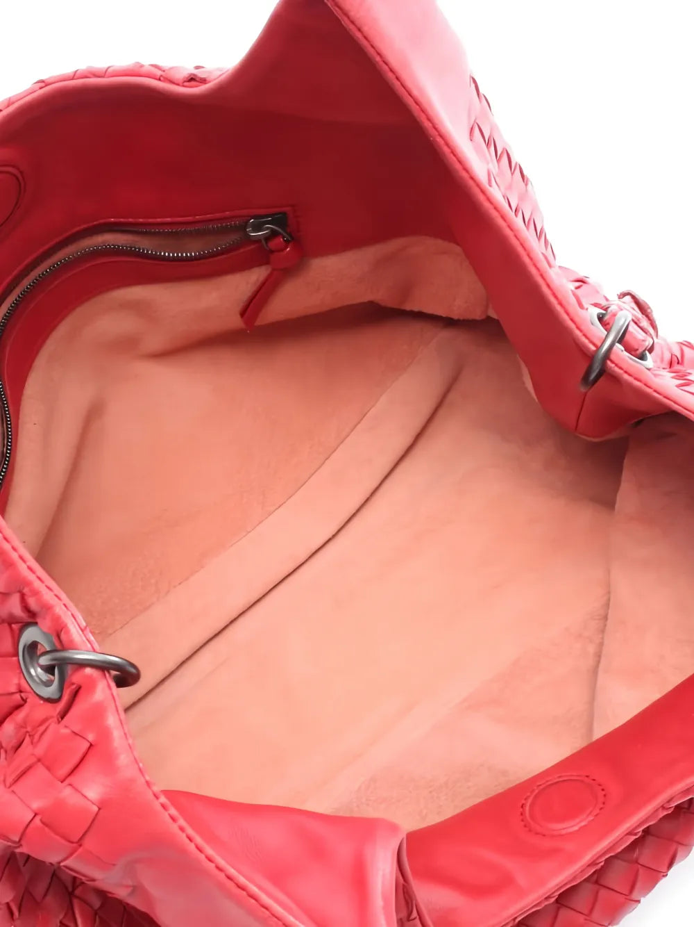 Bottega Veneta Pre Owned 00S Medium Campana Intrecciato Shoulder Bag — Same as shown — Size One Size — Back View
