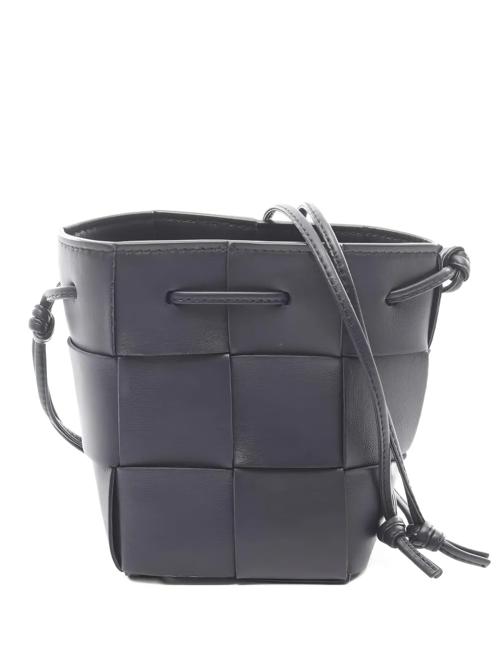 Bottega Veneta Pre Owned 2010S Mini Cassette Leather Bucket Bag — Same as shown — Size One Size — Front View