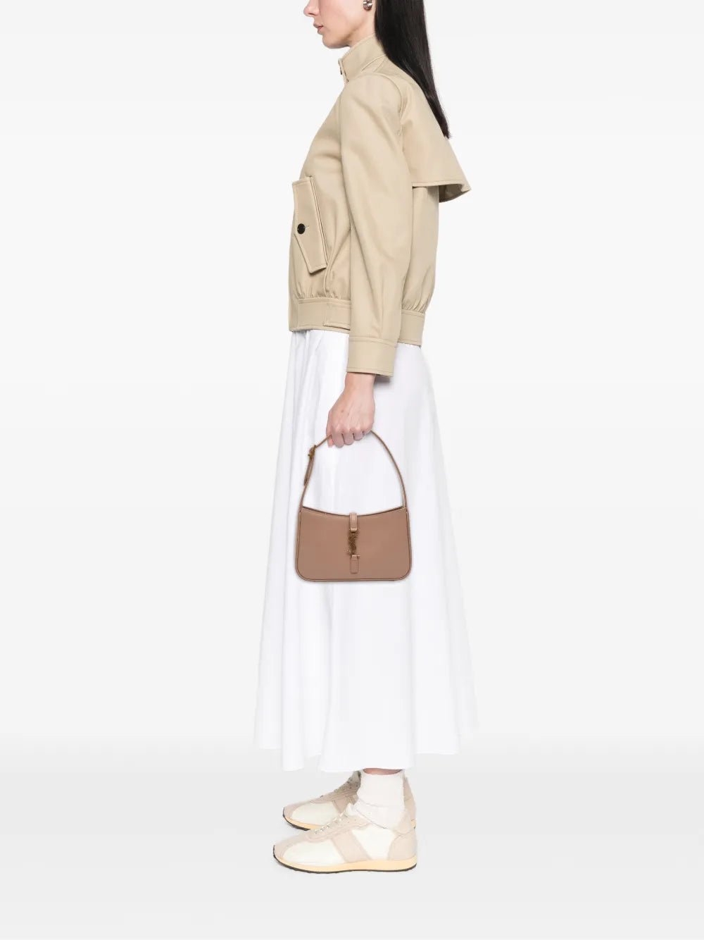 Saint Laurent Pre Owned 2022 Smooth Calfskin Le 5 A 7 Shoulder Bag — Same as shown — Size One Size — Side View