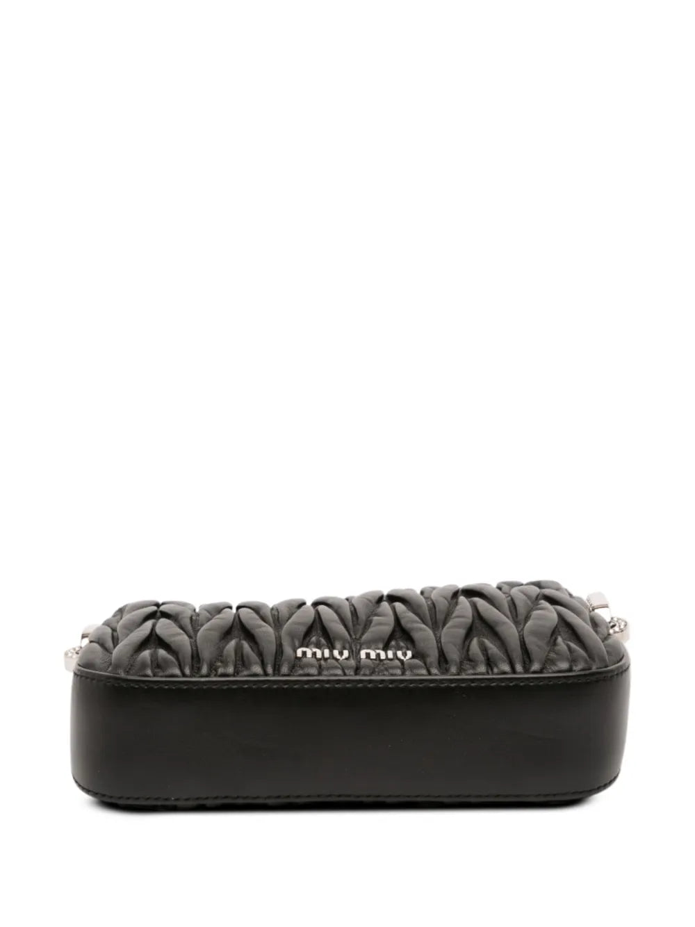 Miu Miu Pre Owned 2010 2025 Nappa Matelasse Sassy Shoulder Bag — Same as shown — Size One Size — Top View