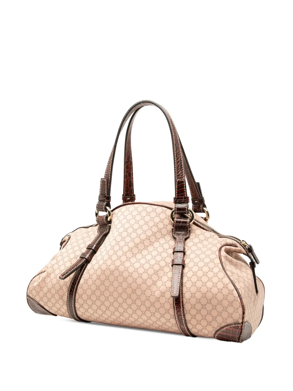 Celine Pre Owned 2007 Macadam Canvas Shoulder Bag — Same as shown — Size One Size — Back View