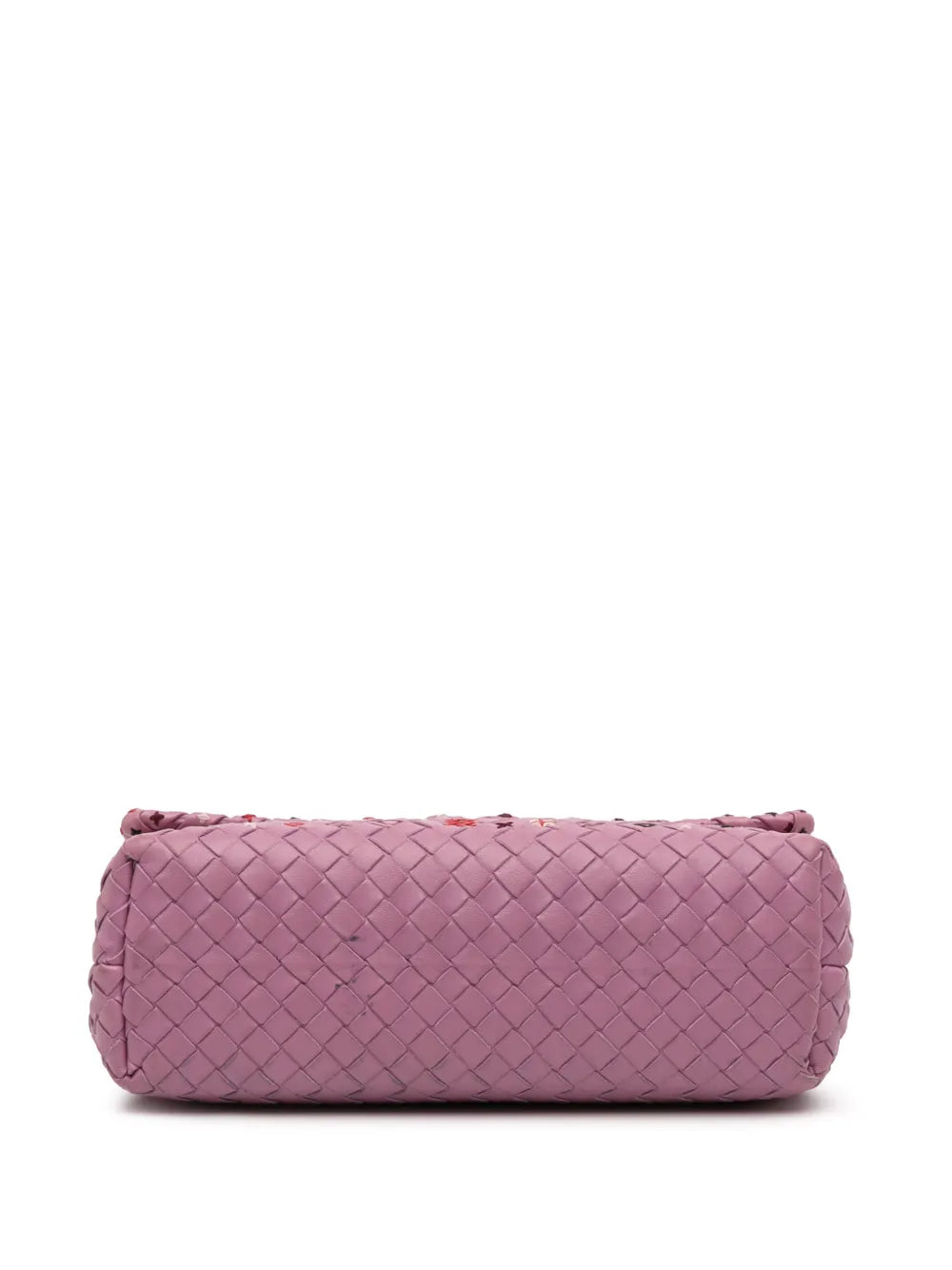 Bottega Veneta Pre Owned 2012 2025 Small Nappa Intrecciato Embroidered Olimpia Shoulder Bag — Same as shown — Size One Size — Top View