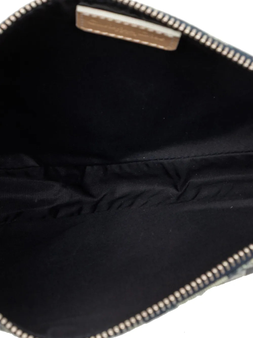 Christian Dior Pre Owned 2002 Mini Diorissimo Coated Canvas Saddle Pochette Shoulder Bag — Same as shown — Size One Size — Detail View