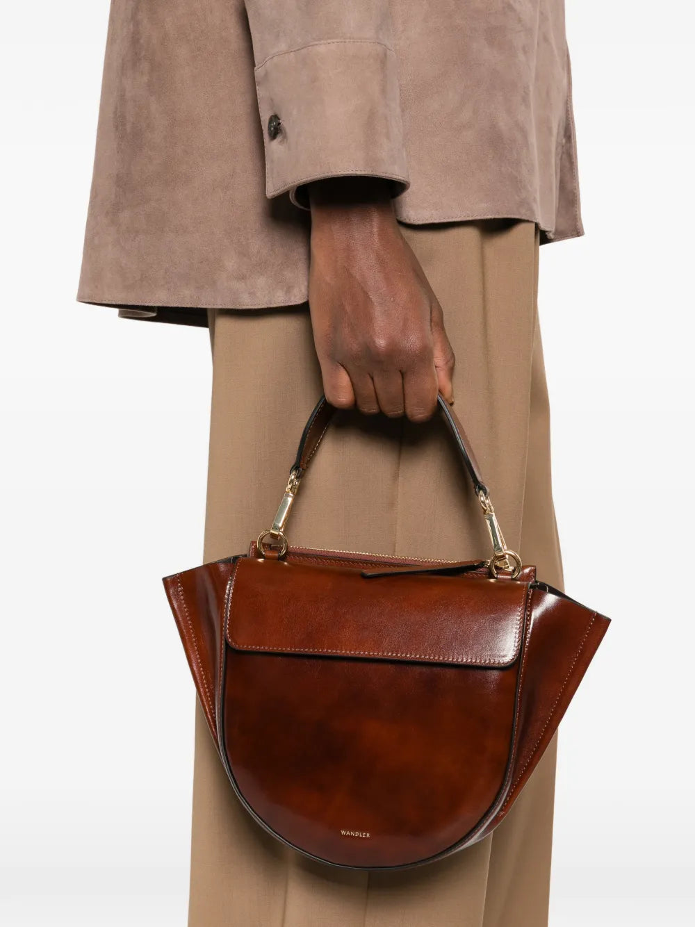 Wandler Small Hortensia Top Handle Shoulder Bag — Same as shown — Size One Size — Side View
