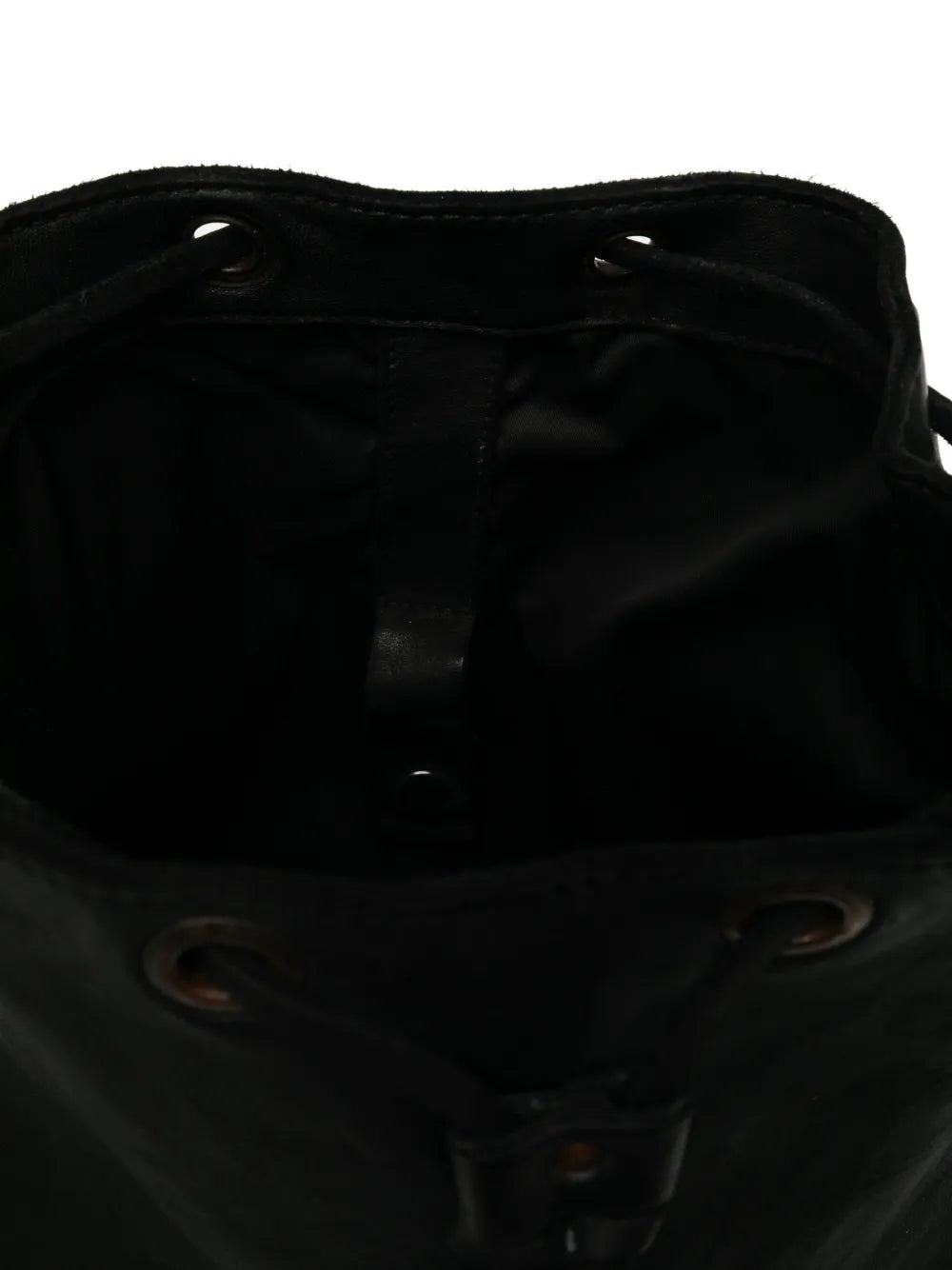 Guidi Leather Backpack — Same as shown — Size One Size — Top View