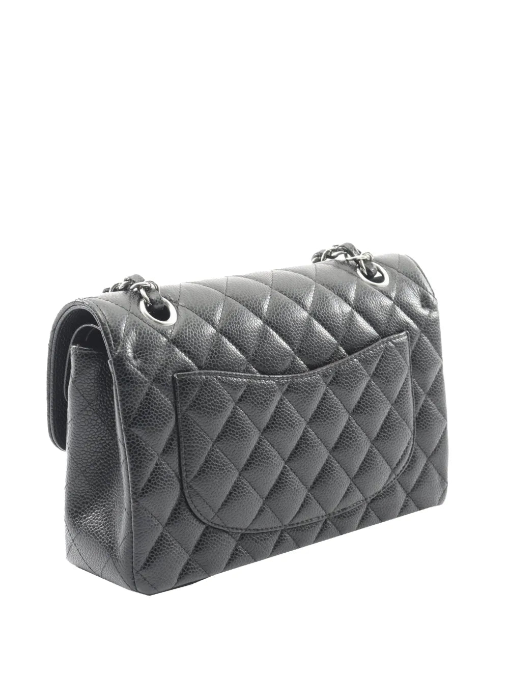 Chanel Pre Owned 2021 Small Classic Caviar Double Flap Shoulder Bag — Same as shown — Size One Size — Back View
