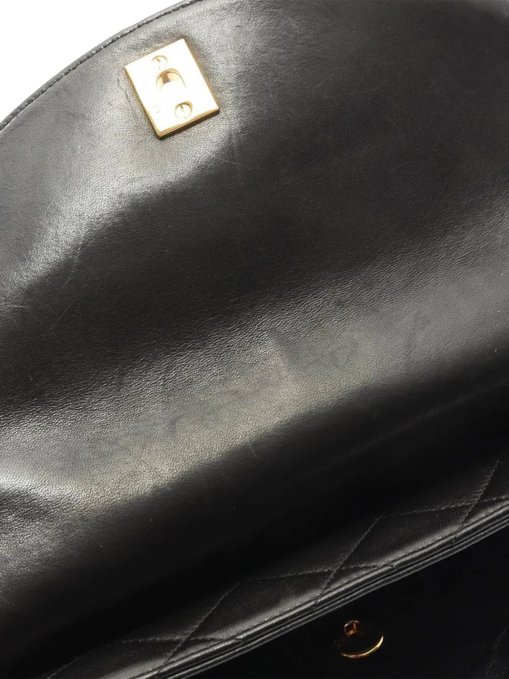 Chanel Pre Owned 1994 1996 Cc Quilted Lambskin Curve Flap Bag Shoulder Bag — Same as shown — Size One Size — Detail View