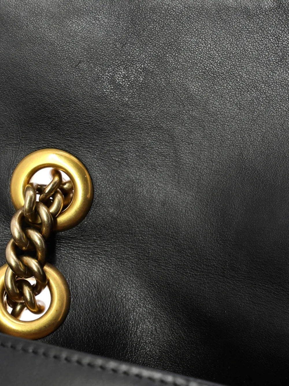 Gucci Pre Owned Gg Marmont Flap Bag Matelasse Leather Medium Shoulder Bag — Same as shown — Size One Size — Top View