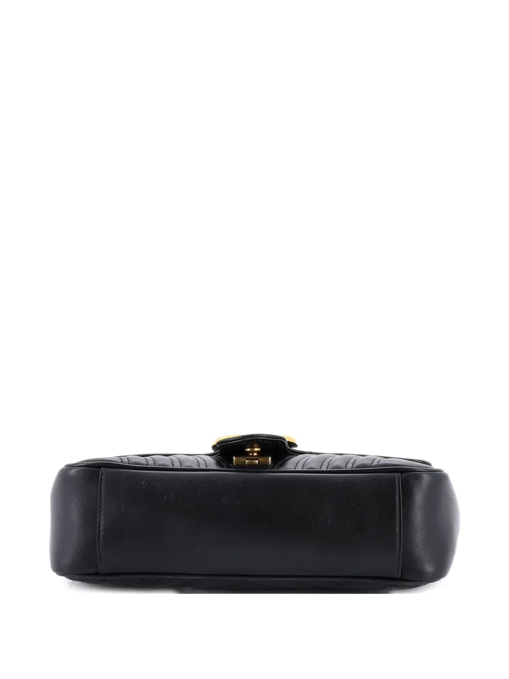 Gucci Pre Owned Gg Marmont Flap Bag Matelasse Leather Medium Shoulder Bag — Same as shown — Size One Size — Back View