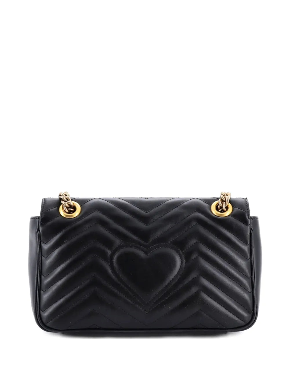 Gucci Pre Owned Gg Marmont Flap Bag Matelasse Leather Medium Shoulder Bag — Same as shown — Size One Size — Side View