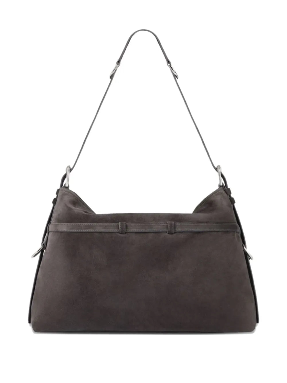 Givenchy Medium Voyou Buckle Leather Shoulder Bag — Same as shown — Size One Size — Side View