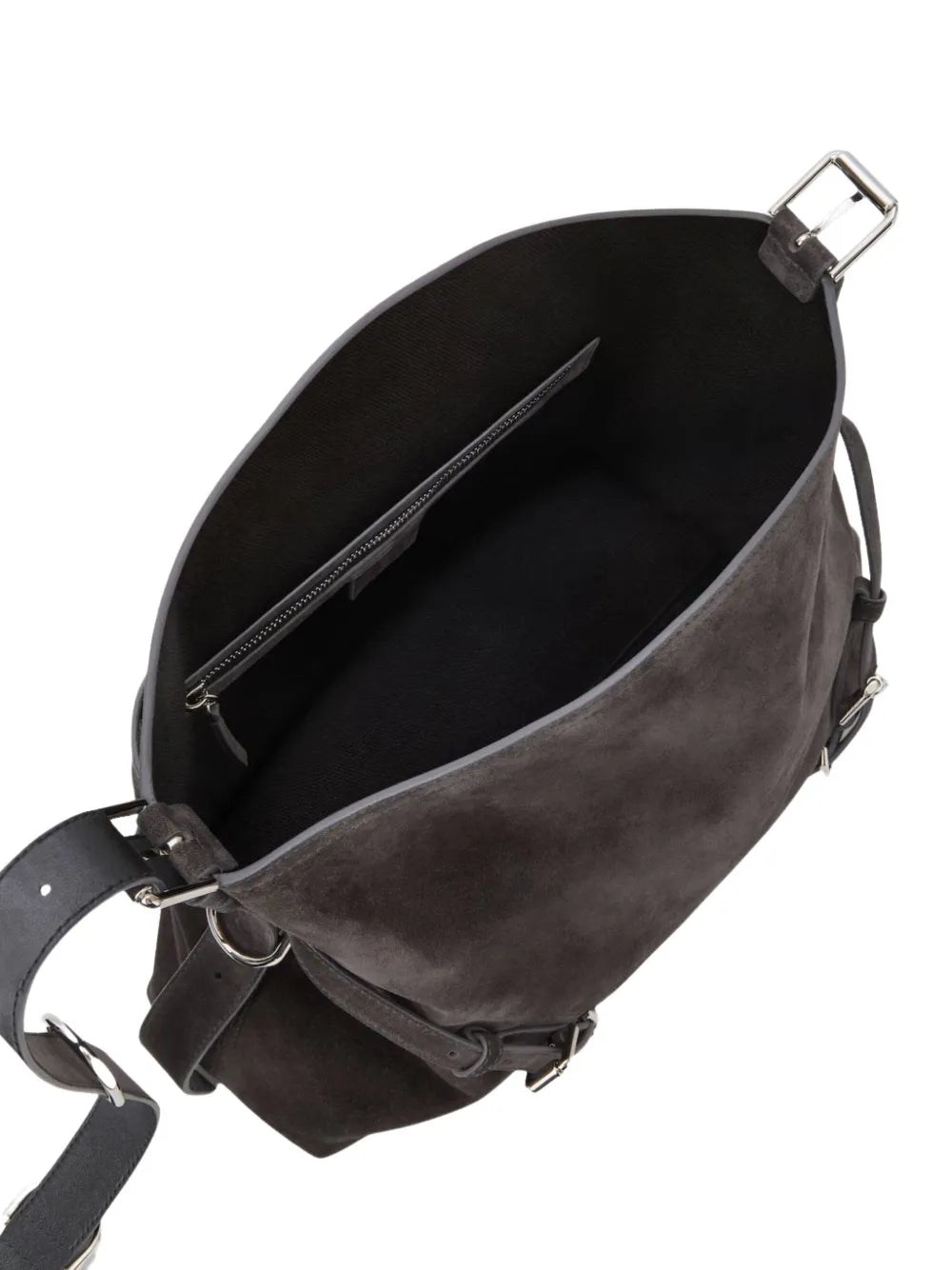 Givenchy Medium Voyou Buckle Leather Shoulder Bag — Same as shown — Size One Size — Back View