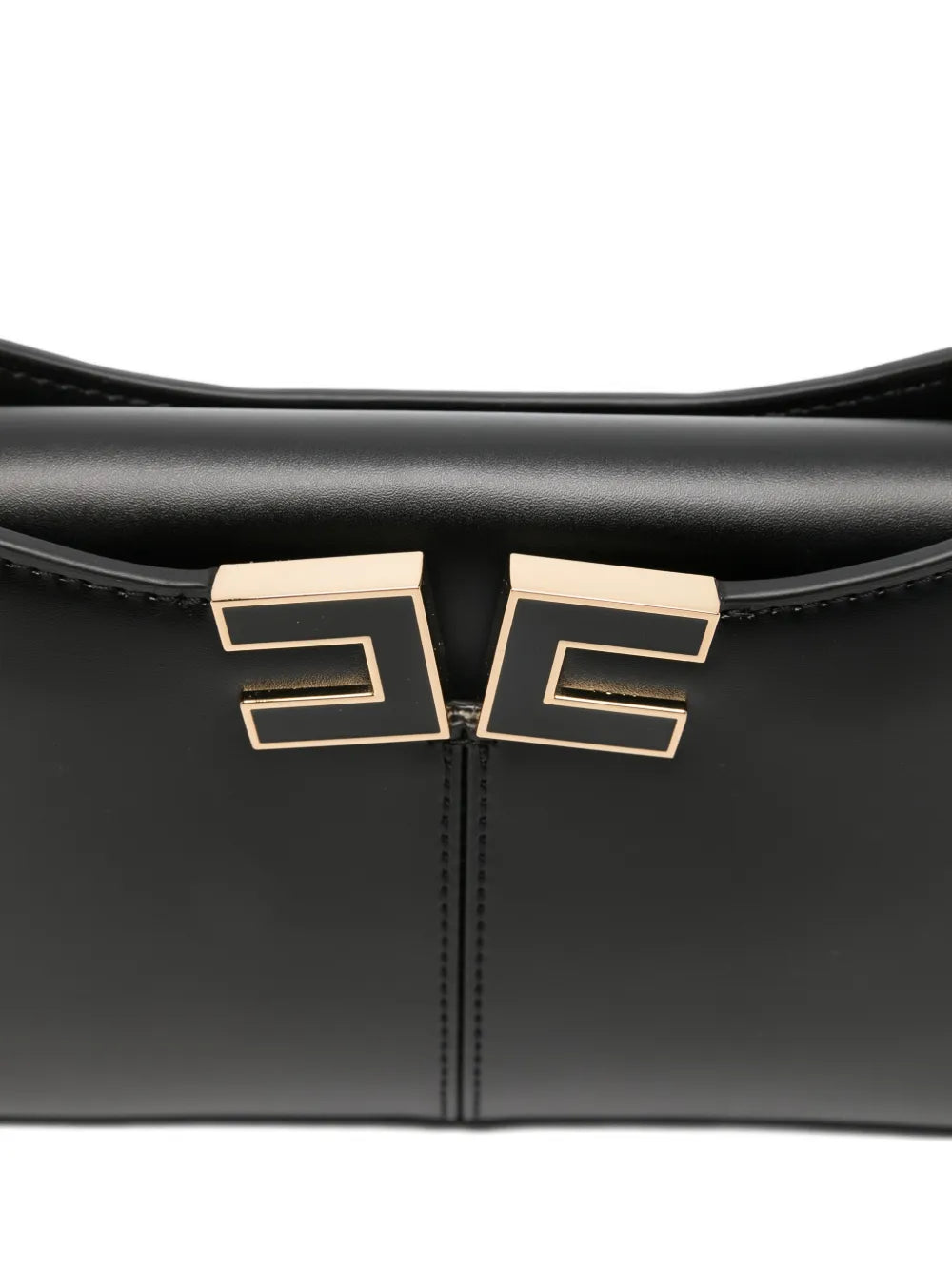 Elisabetta Franchi Logo Plaque Chain Strap Mini Shoulder Bag — Same as shown — Size One Size — Top View