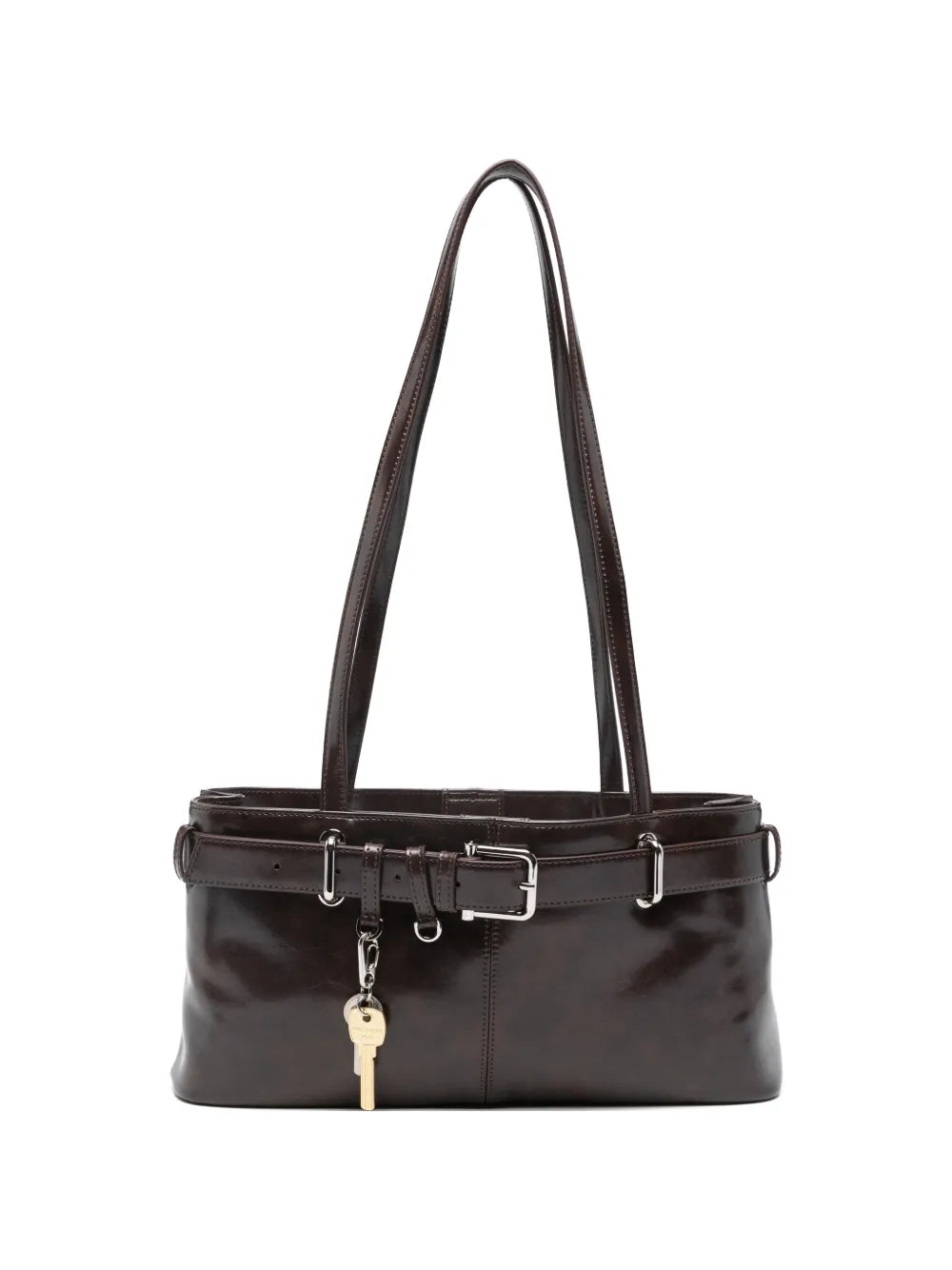 Osoi Buckle Detail Shoulder Bag — Same as shown — Size One Size — Front View