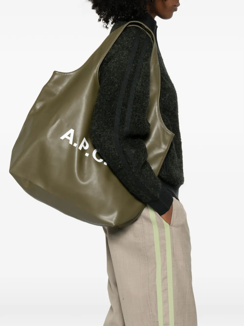 Apc Logo Shoulder Bag — Same as shown — Size One Size — Side View