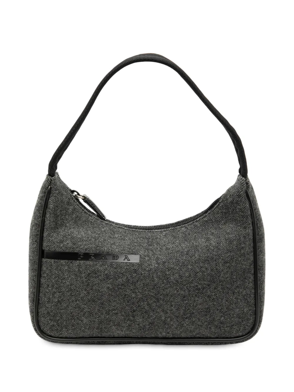 Prada Pre Owned 2013 2025 Wool Sport Shoulder Bag — Same as shown — Size One Size — Front View