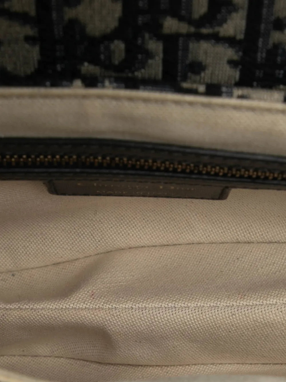 Christian Dior Pre Owned 2019 Oblique Canvas Saddle Bag Shoulder Bag — Same as shown — Size One Size — Detail View