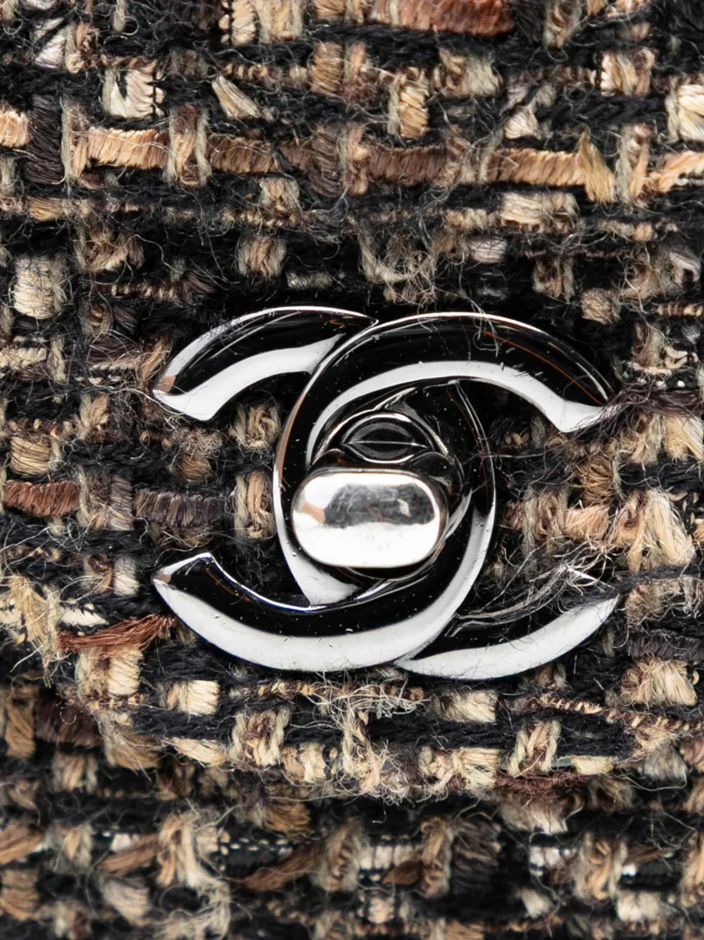 Chanel Pre Owned 2011 Medium Classic Tweed Double Flap Shoulder Bag — Same as shown — Size One Size — Lifestyle View