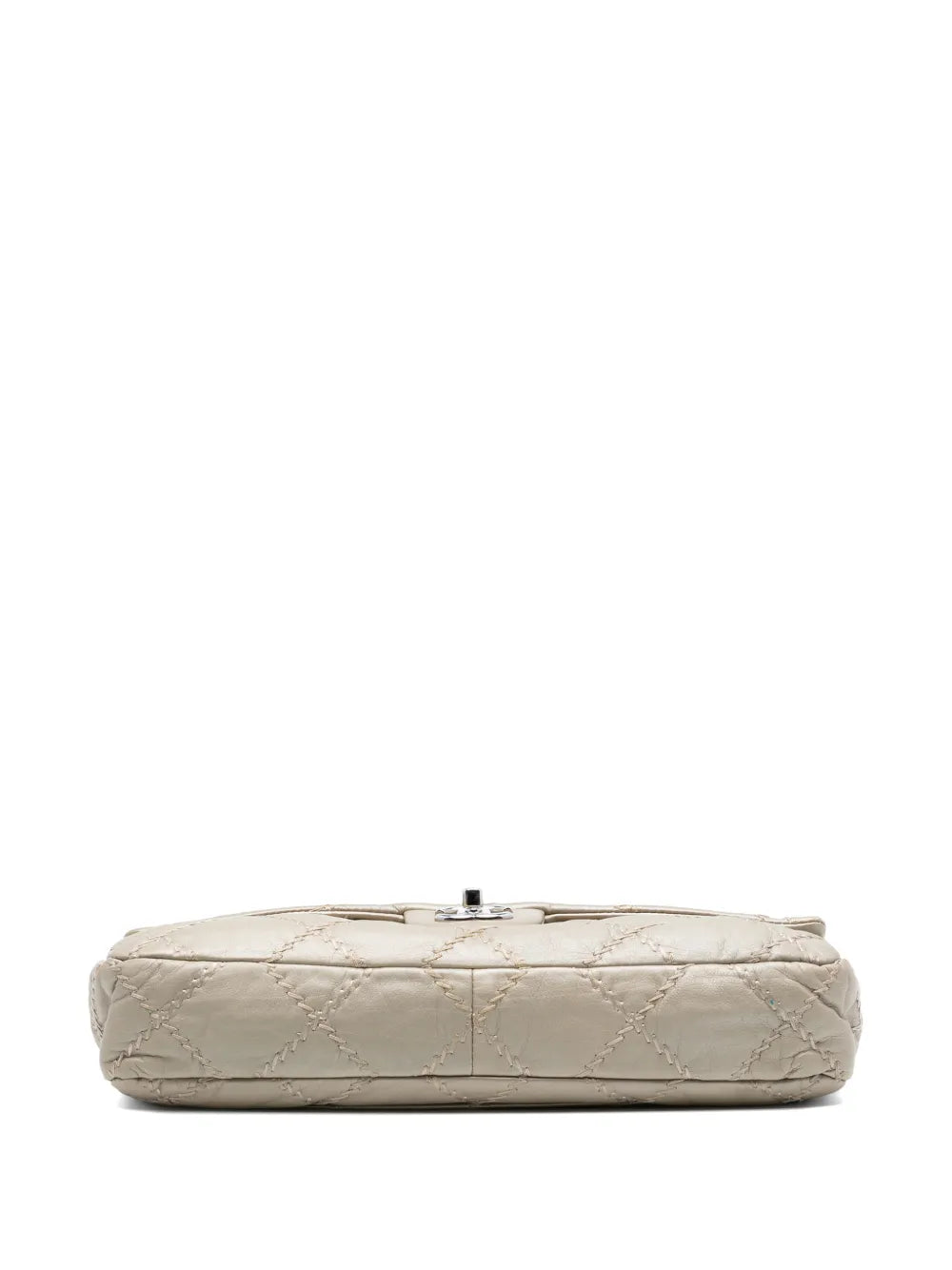 Chanel Pre Owned 2011 Jumbo Quilted Calfskin Ultra Stitch Flap Shoulder Bag — Same as shown — Size One Size — Top View