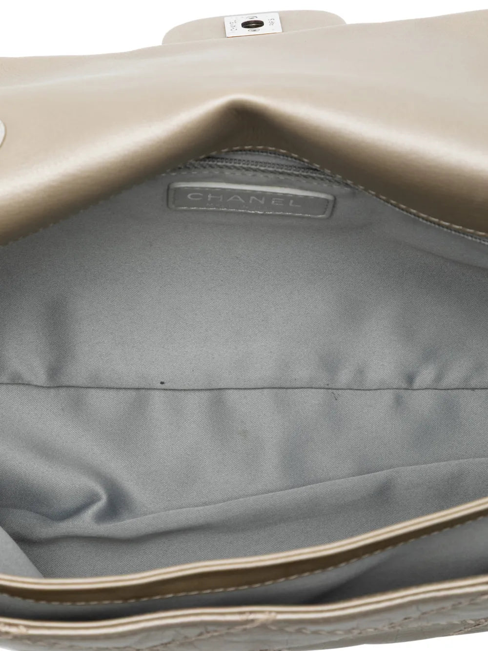 Chanel Pre Owned 2011 Jumbo Quilted Calfskin Ultra Stitch Flap Shoulder Bag — Same as shown — Size One Size — Detail View