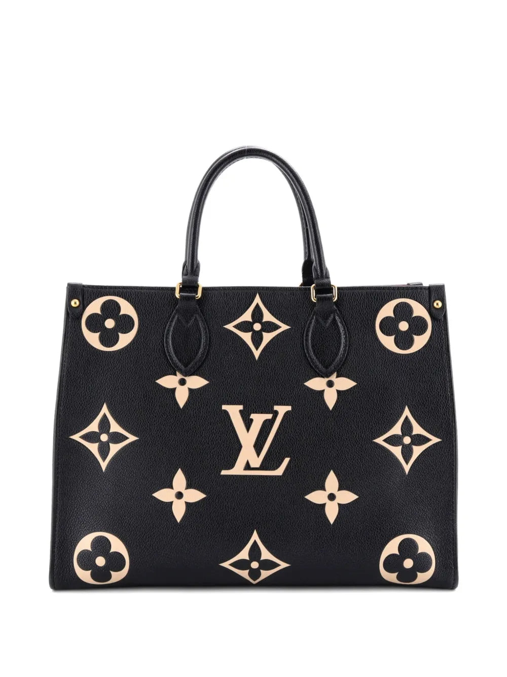 Louis Vuitton Pre Owned Onthego Tote Bicolor Monogram Empreinte Giant Mm Shoulder Bag — Same as shown — Size One Size — Side View